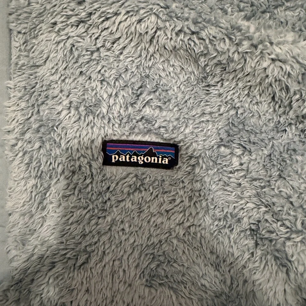 Patagonia Women’s 1/4 Zip Polyester Fleece (W- XXL) Light Blue - Picture 4 of 4